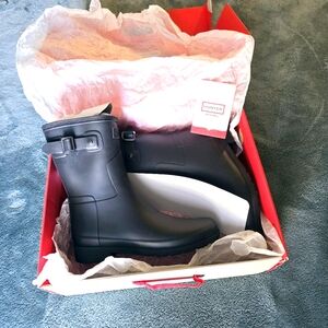 Hunter Refined Slim Fit Short Rainboots NIB